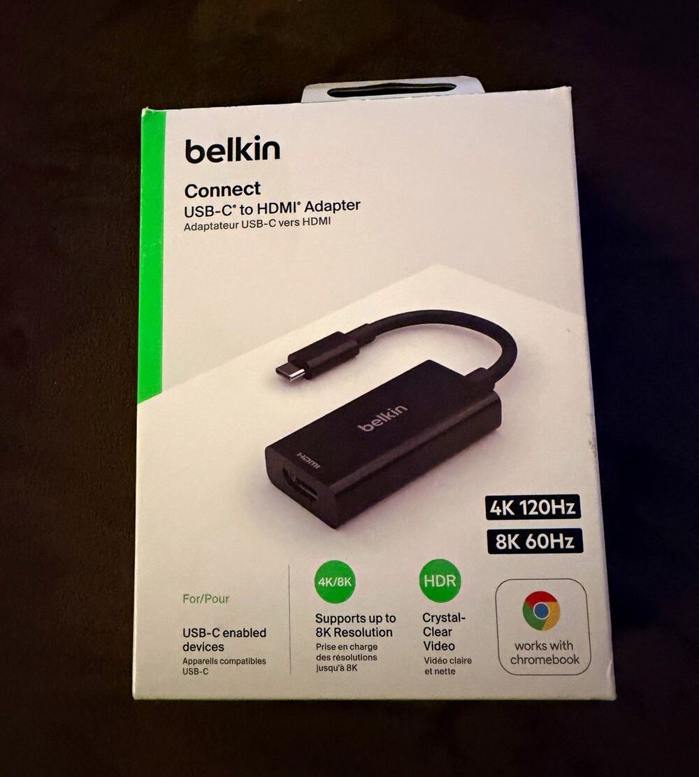 Brand New In Box Belkin Connect USB-C to HDMI Adapter (Model AVC013)